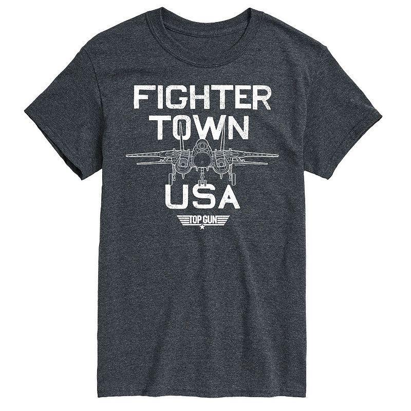 Big & Tall Top Gun Fighter Town Tee, Mens Product Image