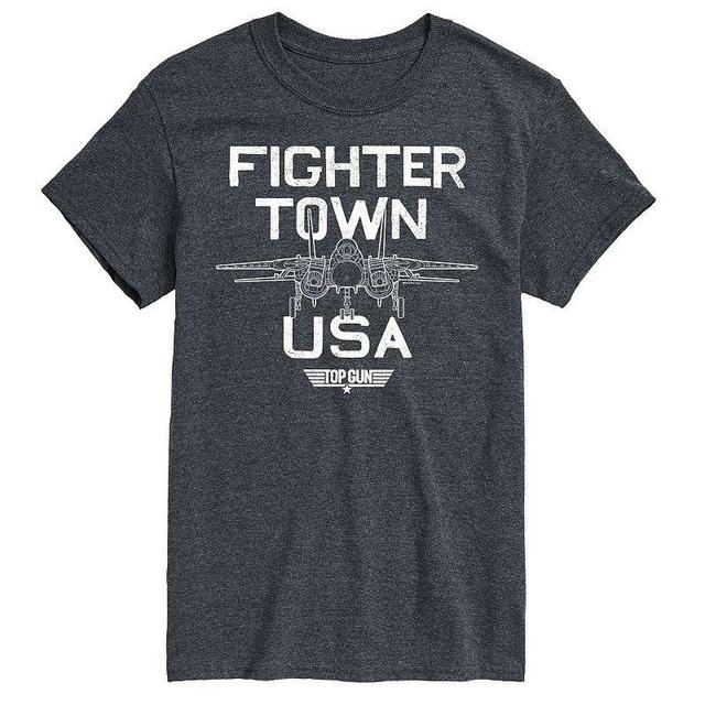 Mens Top Gun Fighter Town Tee Product Image