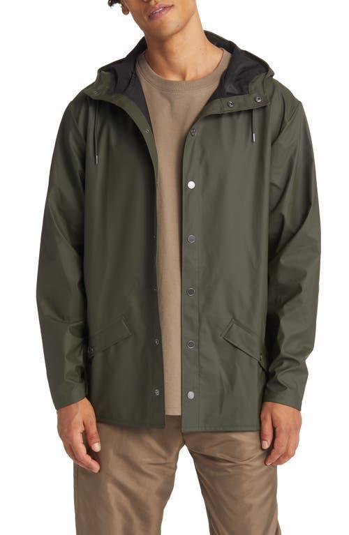 Rains Mens Lightweight Hooded Waterproof Rain Jacket Product Image