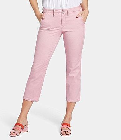 NYDJ Piper Flat Front Capri Stretch Twill Trouser Pants Product Image