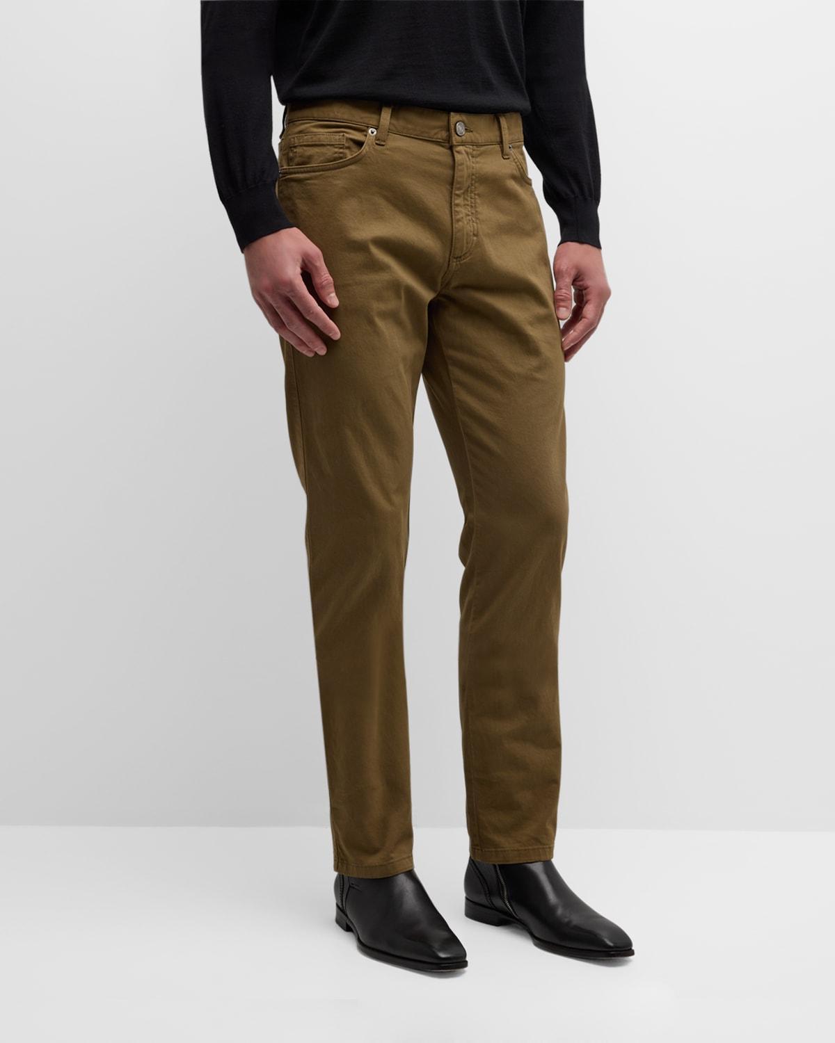 Mens 5-Pocket Stretch Gabardine Pants Product Image