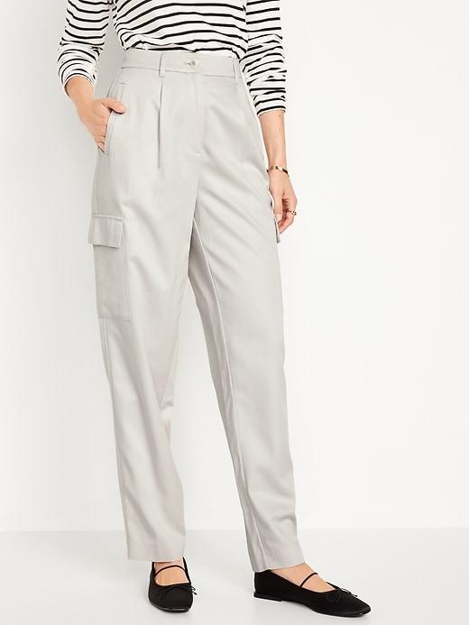 Extra High-Waisted Taylor Cargo Pants Product Image