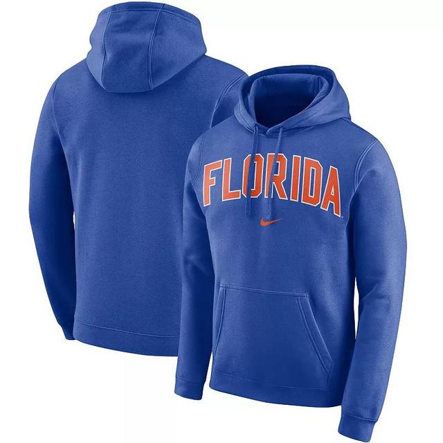 Mens Nike Royal Florida Gators Arch Club Fleece Pullover Hoodie Product Image