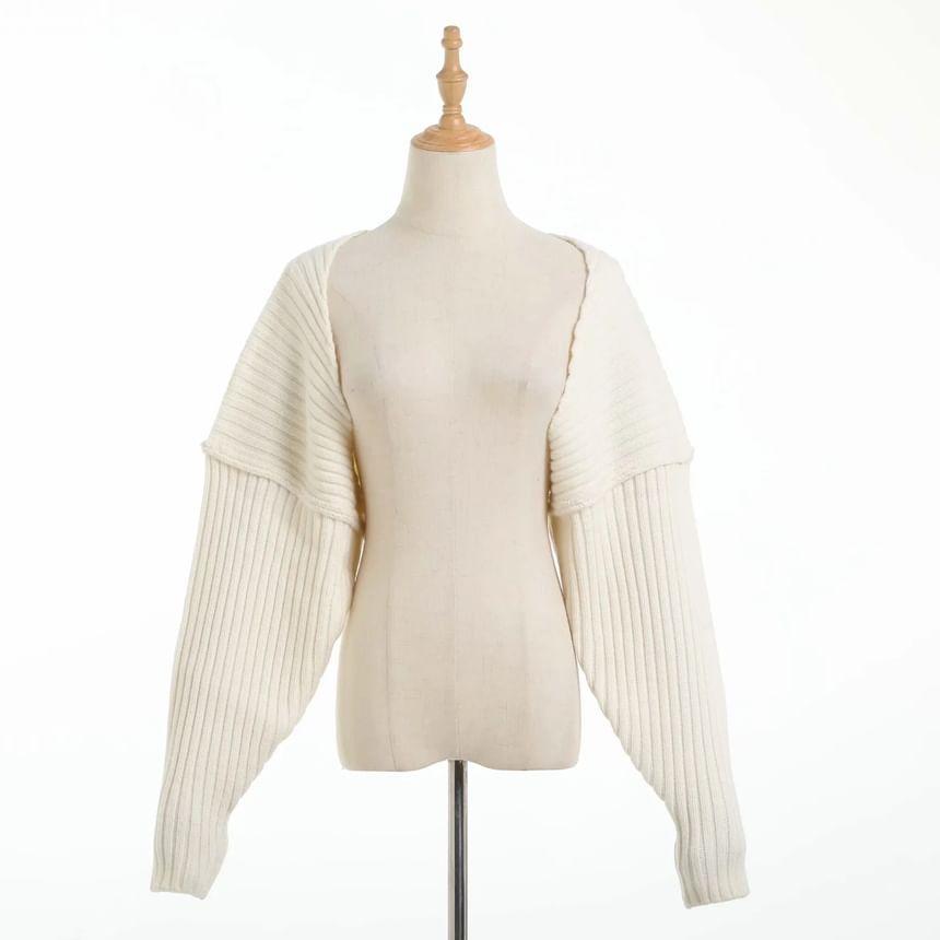 Ribbed Knit Shrug Product Image