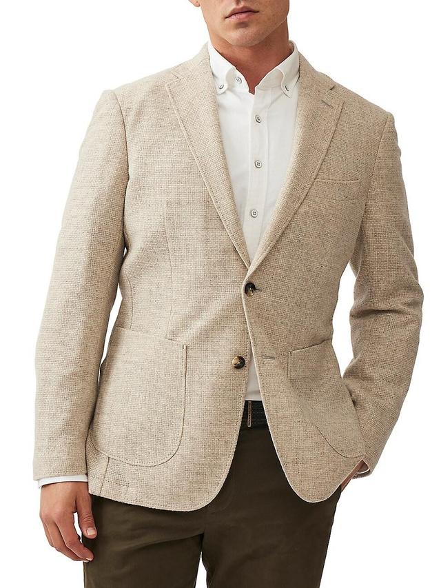 Mens Mt Mason Wool Single-Breasted Blazer Product Image