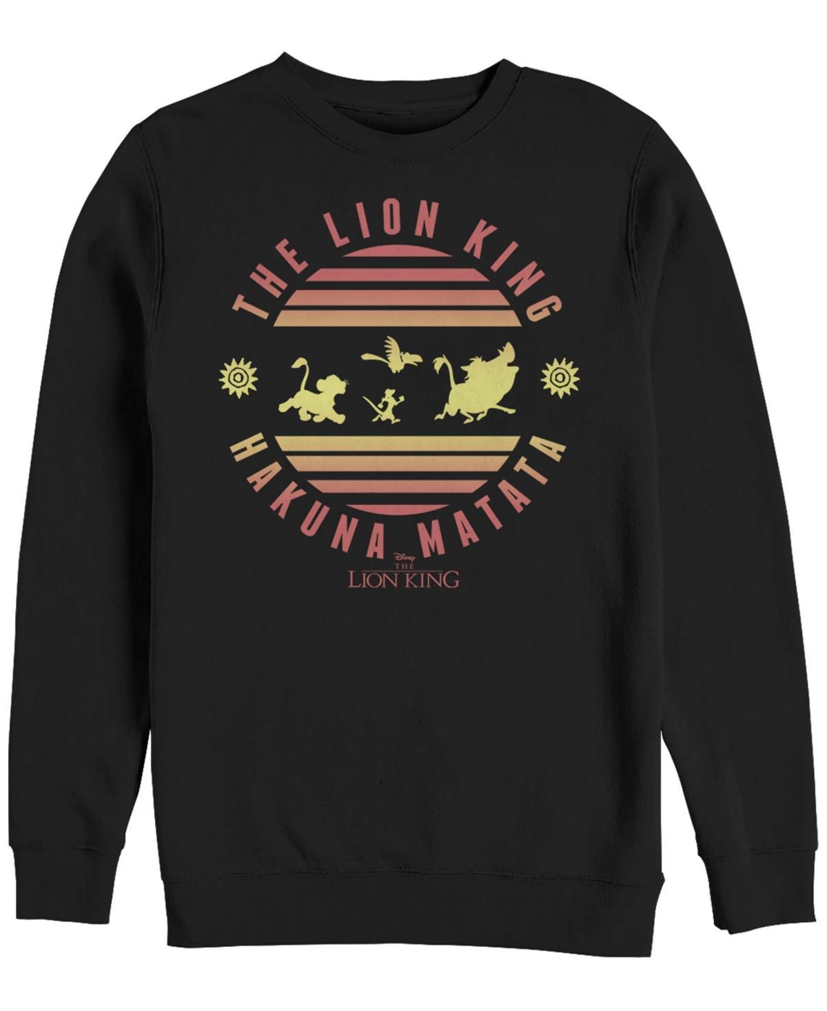 Disney Mens Lion King Hakuna Matata, Crewneck Fleece Product Image