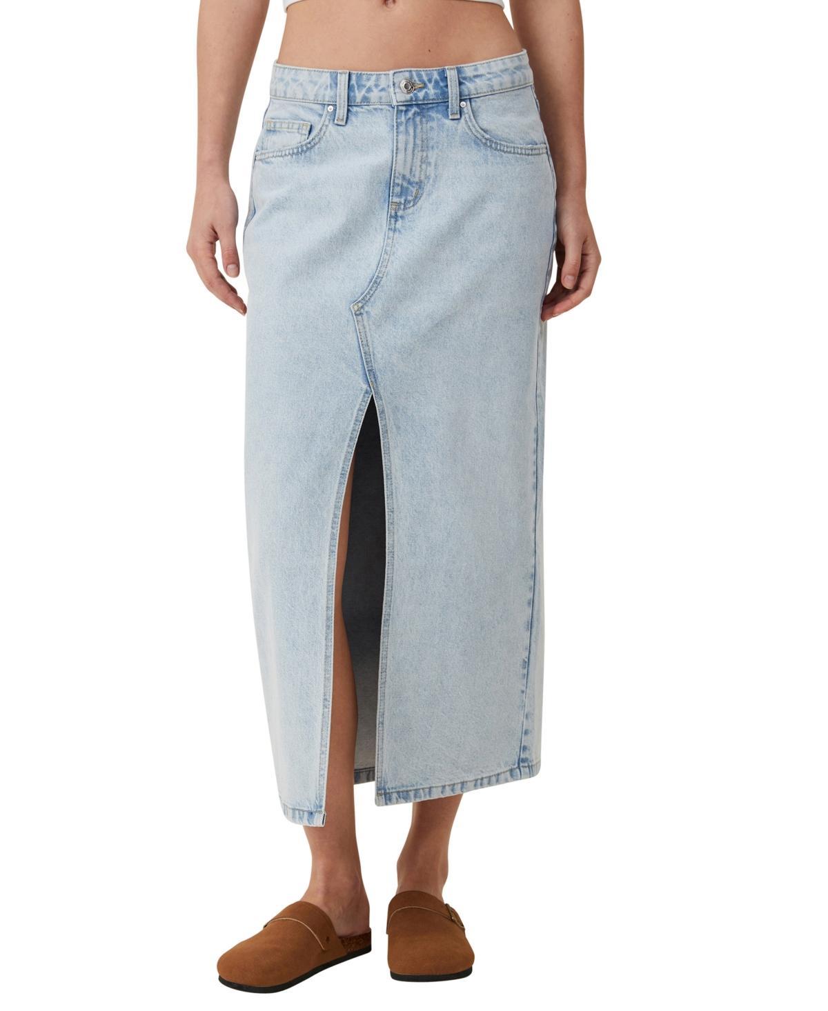 Cotton On denim maxi skirt Product Image