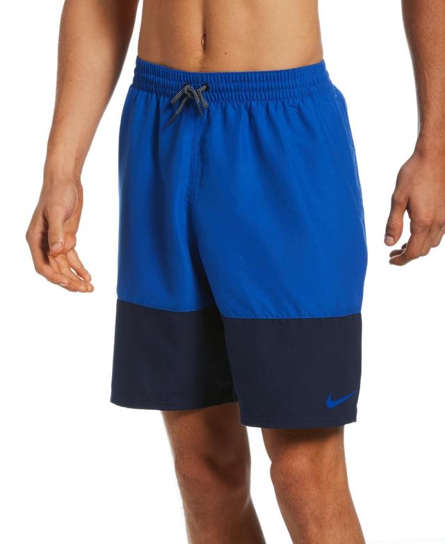 Nike Mens Split Colorblocked 9 Swim Trunks Product Image