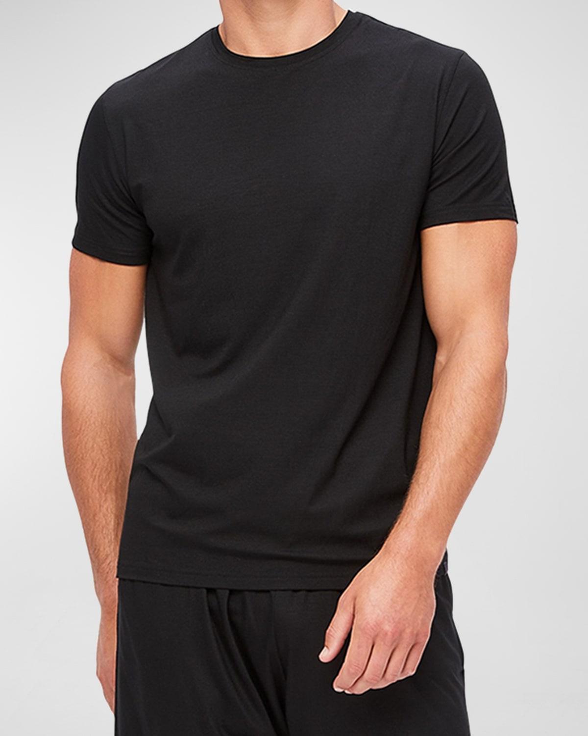 Mens Short-Sleeve Tee, Black Product Image