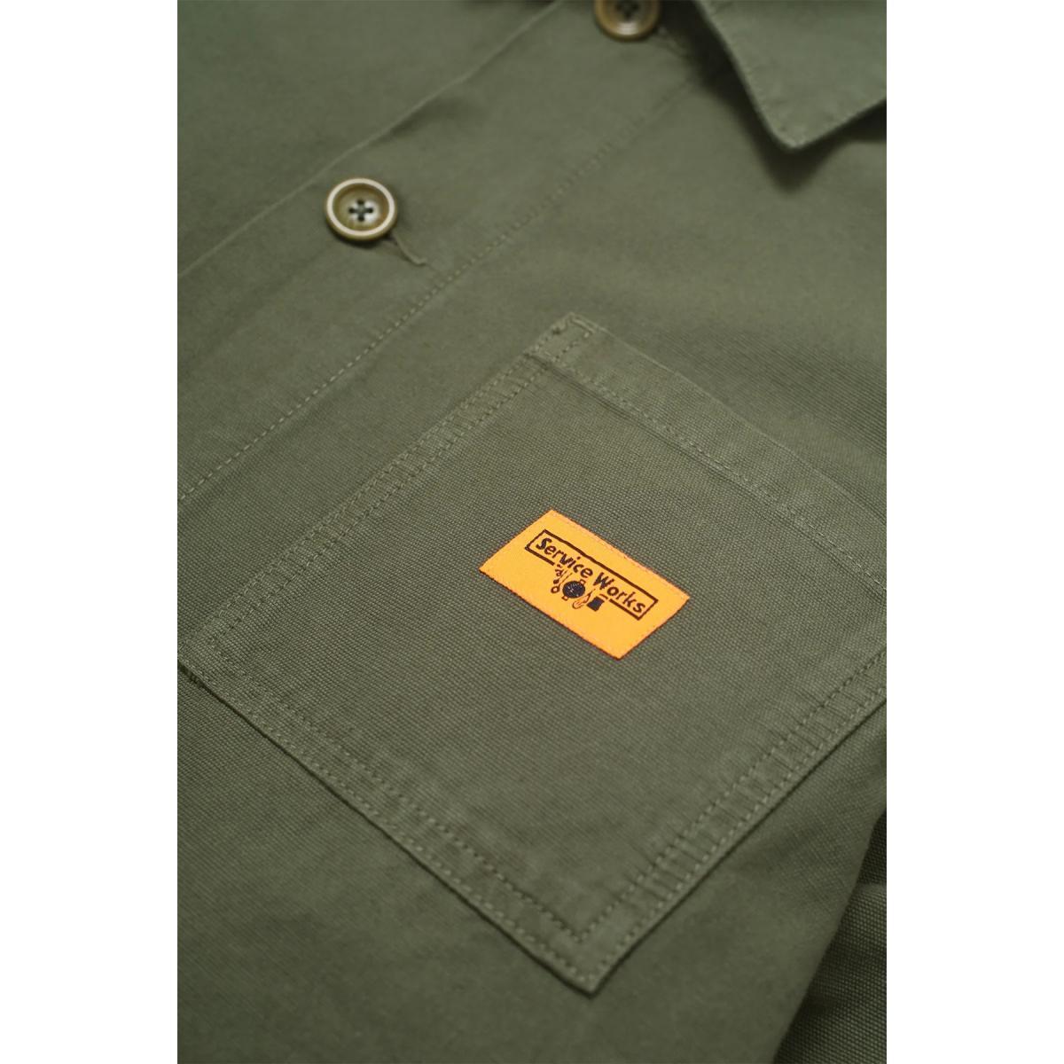 Canvas Coverall Jacket Olive Product Image