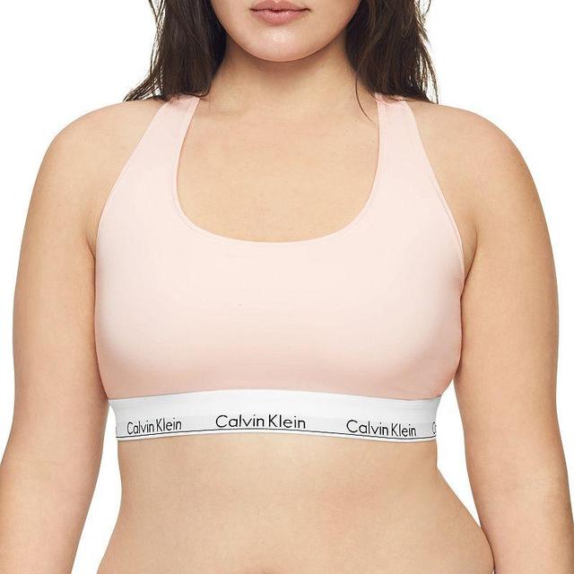 Plus Size Calvin Klein Modern Cotton Unlined Bralette QF5116, Womens Product Image