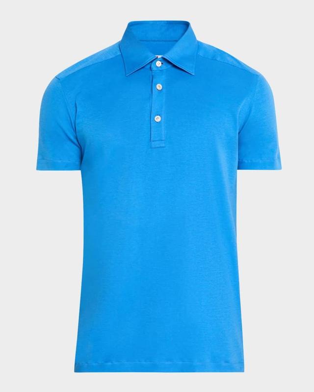 Men's Cotton Polo Shirt Product Image