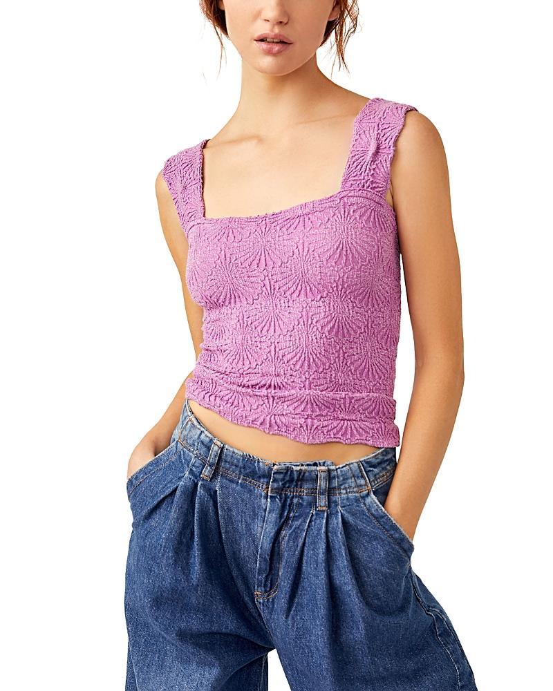 Free People Love Letter Floral Knit Camisole Product Image