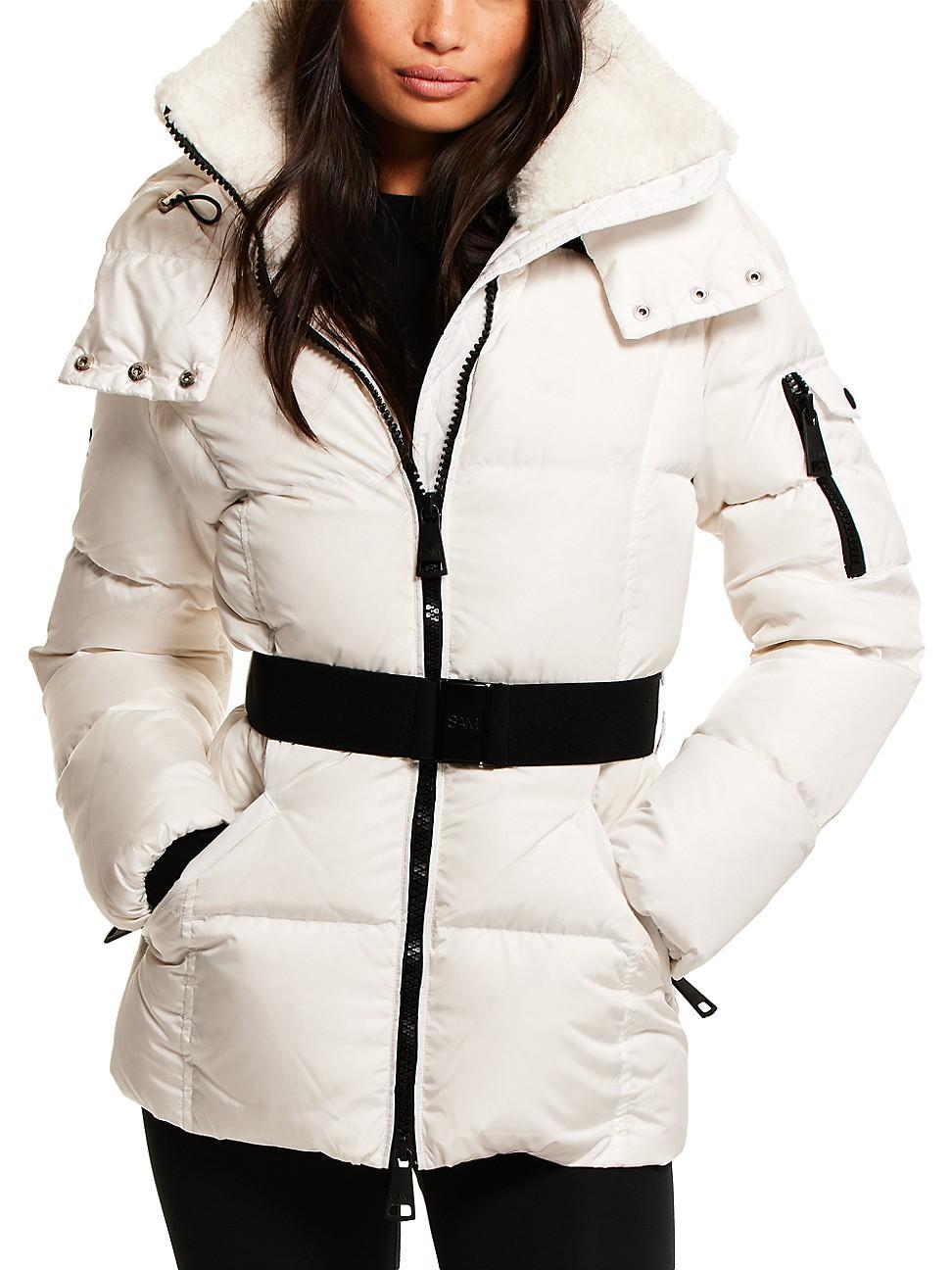 Womens Liv Belted Puffer Jacket product image