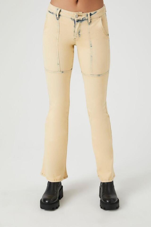 Bleach Wash Flare Jeans | Forever 21 Product Image