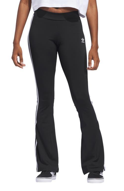 adidas Adicolor Flared Leggings (Plus Size) Black 3X Womens Product Image