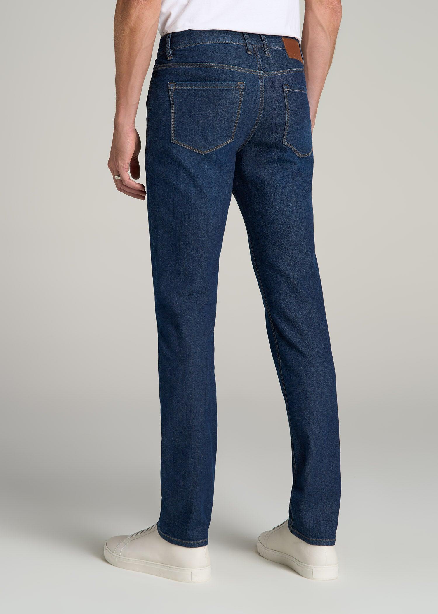 Dylan SLIM-FIT Fleeced Jeans for Tall Men in Colorado Blue Wash Male Product Image