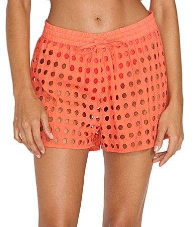 Womens The Charlie Cotton Eyelet Shorts Product Image