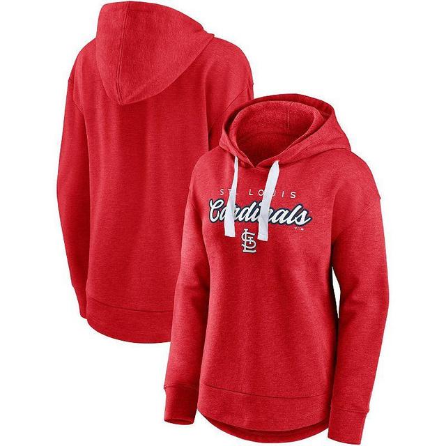 Womens Fanatics Branded Heather St. Louis Cardinals Set to Fly Pullover Hoodie Product Image