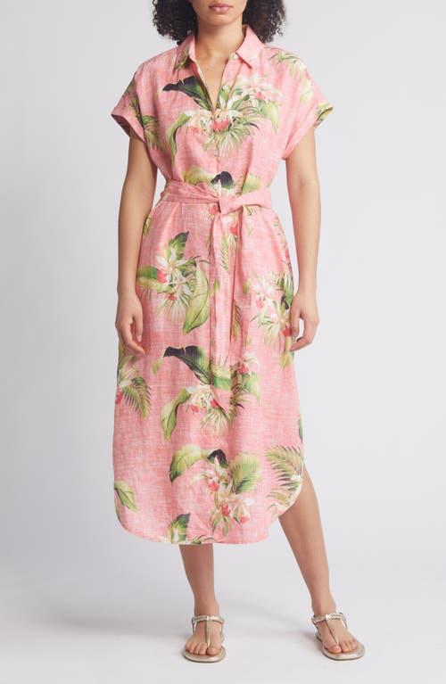 Tommy Bahama La Brisa Blooms Shirt Dress (Pure Khaki) Women's Dress Product Image