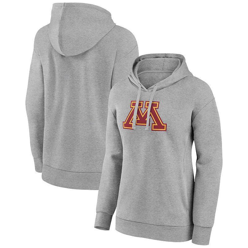 Womens Fanatics Branded Gray Minnesota Golden Gophers Evergreen Pullover Hoodie Grey Product Image