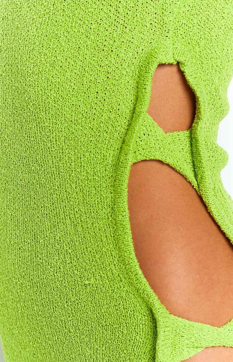 Dorothea Green Midi Dress Product Image