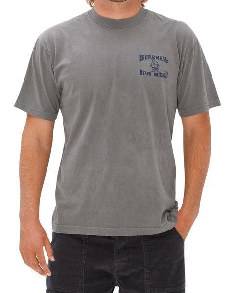 License Plate T-Shirt - Charcoal/Navy Product Image