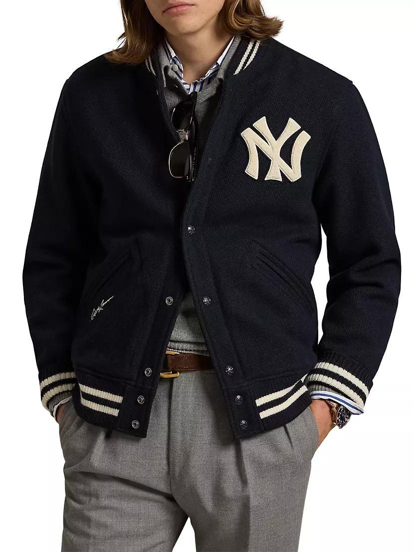 Yankee Wool-Blend Bomber Jacket Product Image