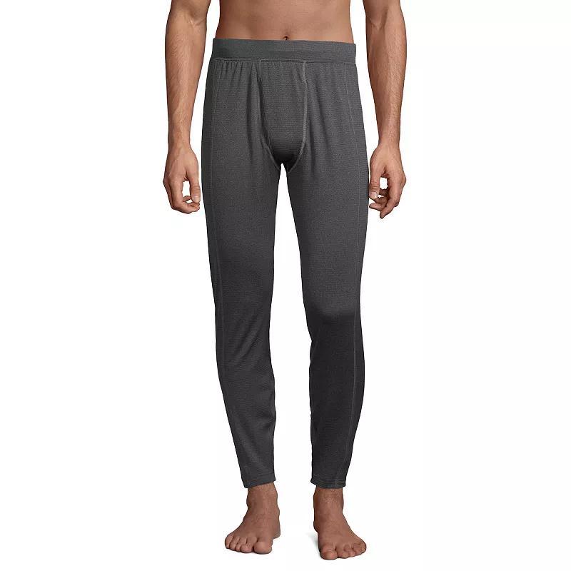 Mens Lands End Expedition Baselayer Pants Silver Gray Product Image