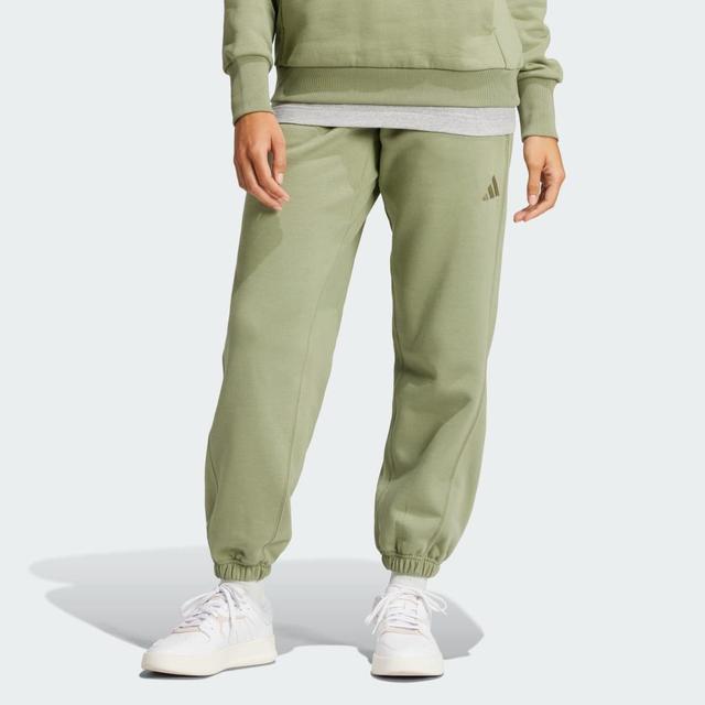 adidas ALL SZN Fleece Loose Pants Black XL Womens Product Image