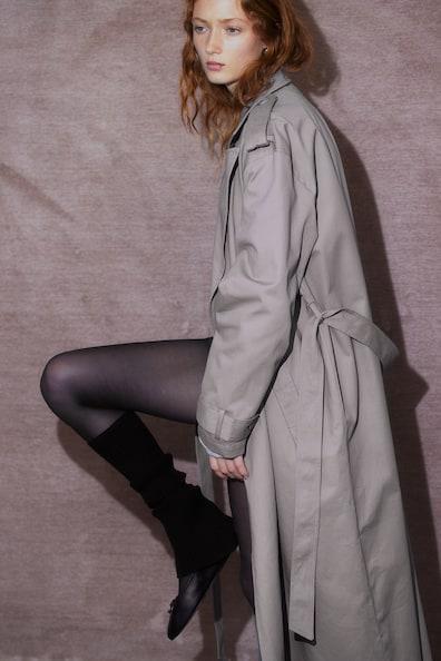 Twill Trench Coat Product Image