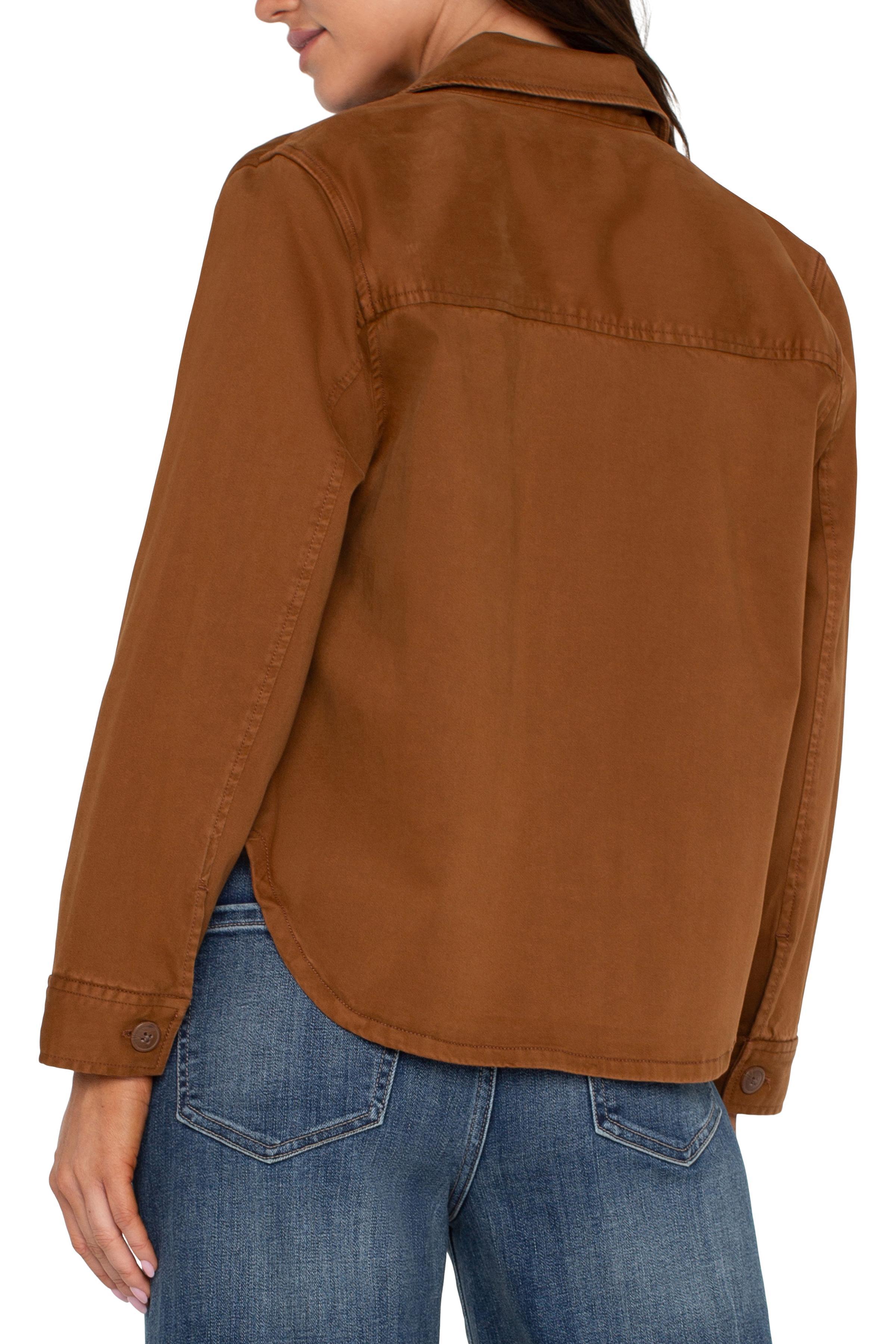 Cropped Shirt Jacket Product Image