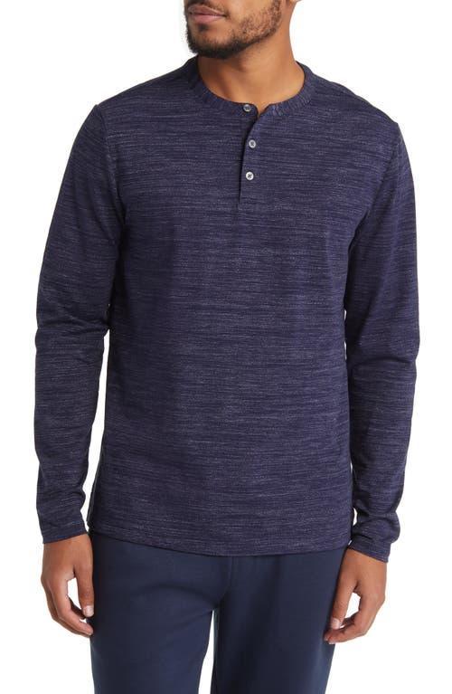 Robert Barakett Laslow Long Sleeve Slub Jersey Henley Product Image