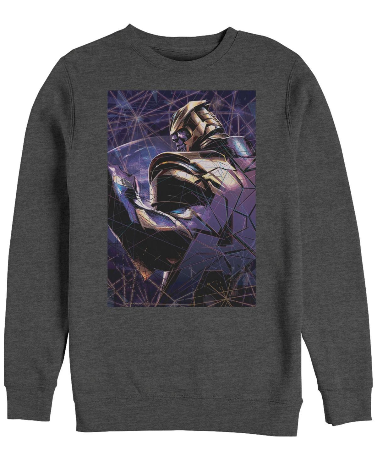 Mens Marvel Avengers Endgame Thanos Breaks Sweatshirt Grey Product Image