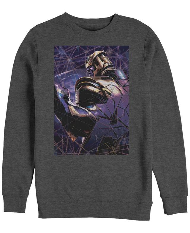 Mens Marvel Avengers Endgame Thanos Breaks Sweatshirt Grey Product Image