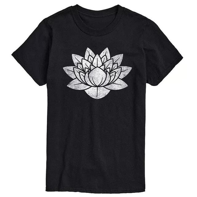 Big & Tall Lotus Flower Tee, Mens Product Image