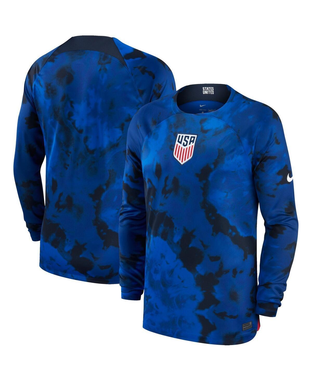 Mens Nike Blue Usmnt 2022/23 Home Breathe Stadium Replica Blank Long Sleeve Jersey - Blue Product Image