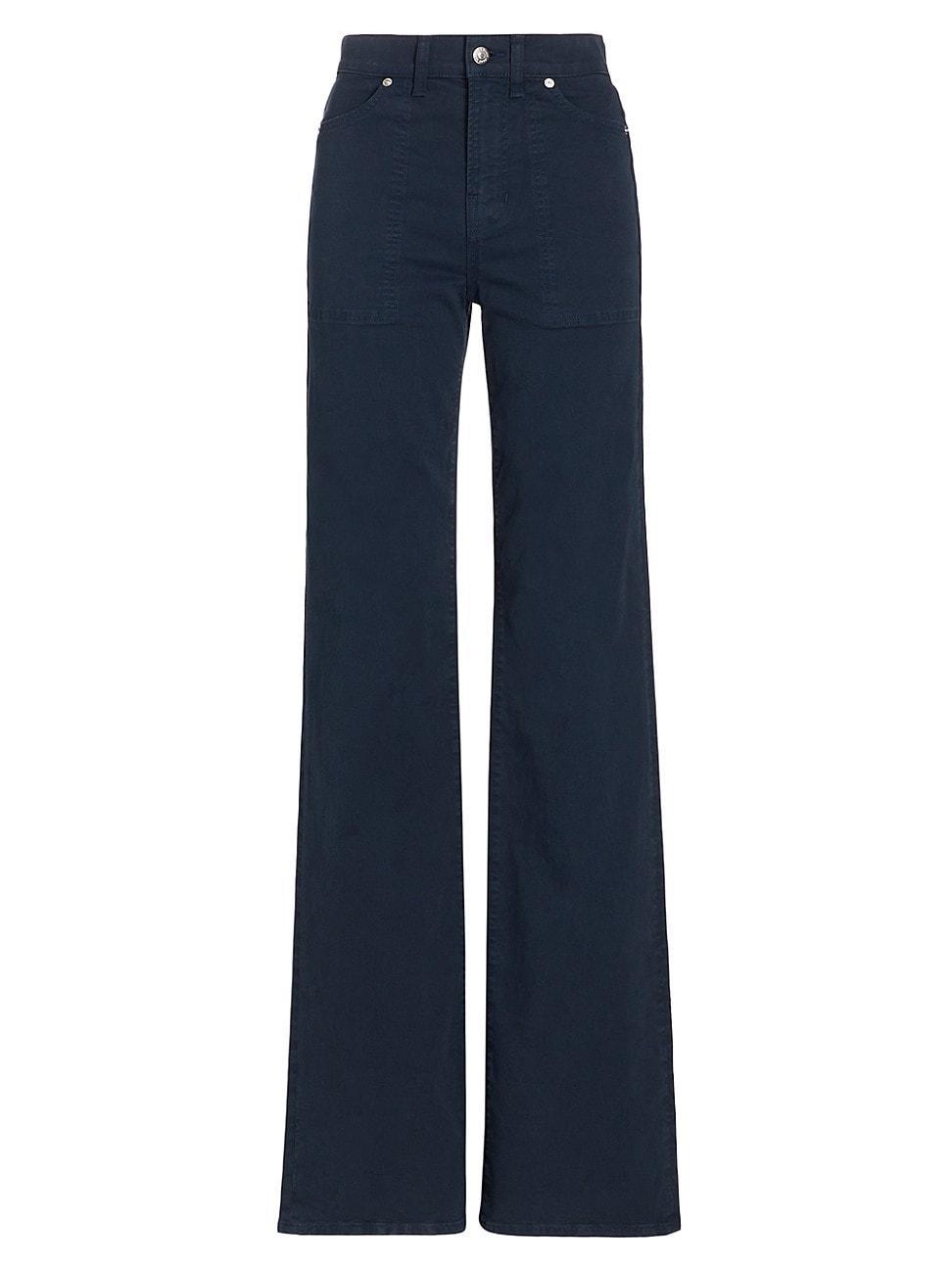 Womens Crosbie Cotton Wide-Leg Pants Product Image