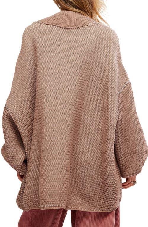 FREE PEOPLE Maisie Oversize Sweater In Stucco Combo Product Image