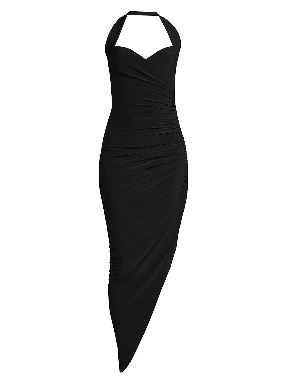 Womens Cayla Draped Asymmetric Jersey Gown Product Image