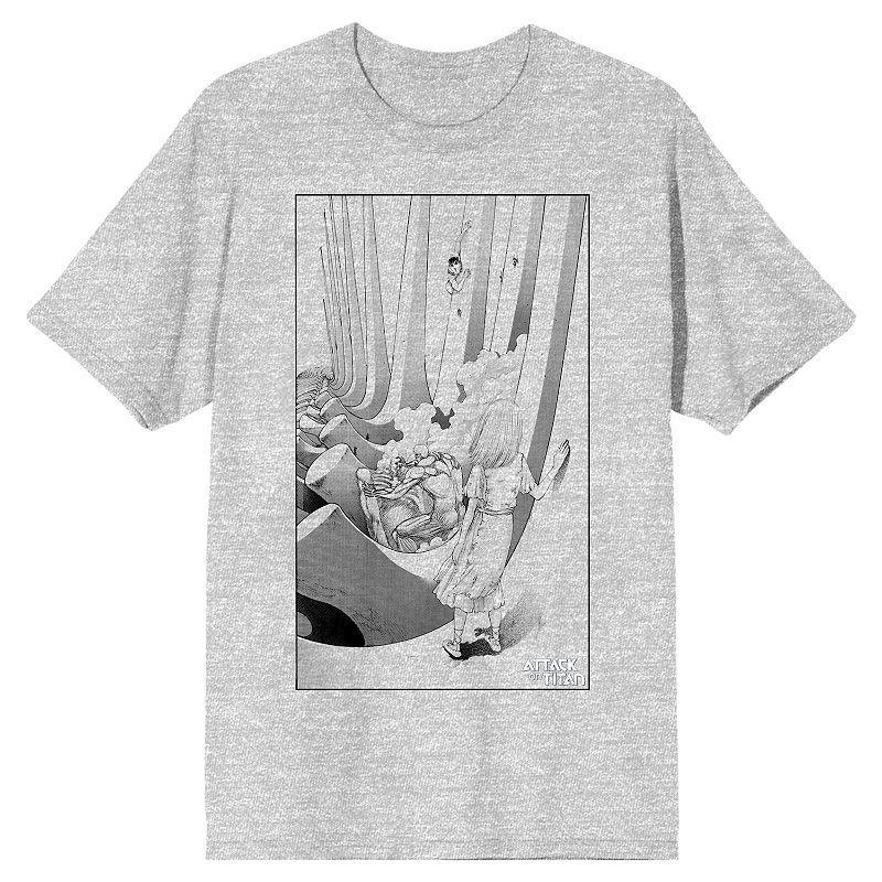 Mens Attack On Titan Art Drawing Graphic Tee Product Image