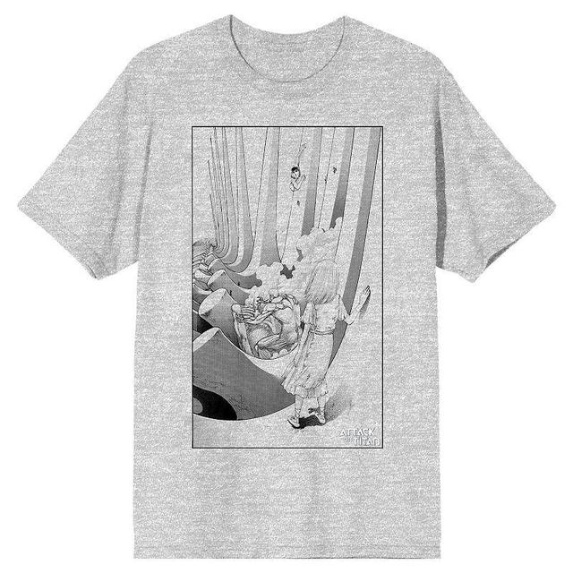 Mens Attack On Titan Art Drawing Graphic Tee Product Image