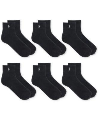 Polo Ralph Lauren 6-Pack Quarter Crew Socks Product Image