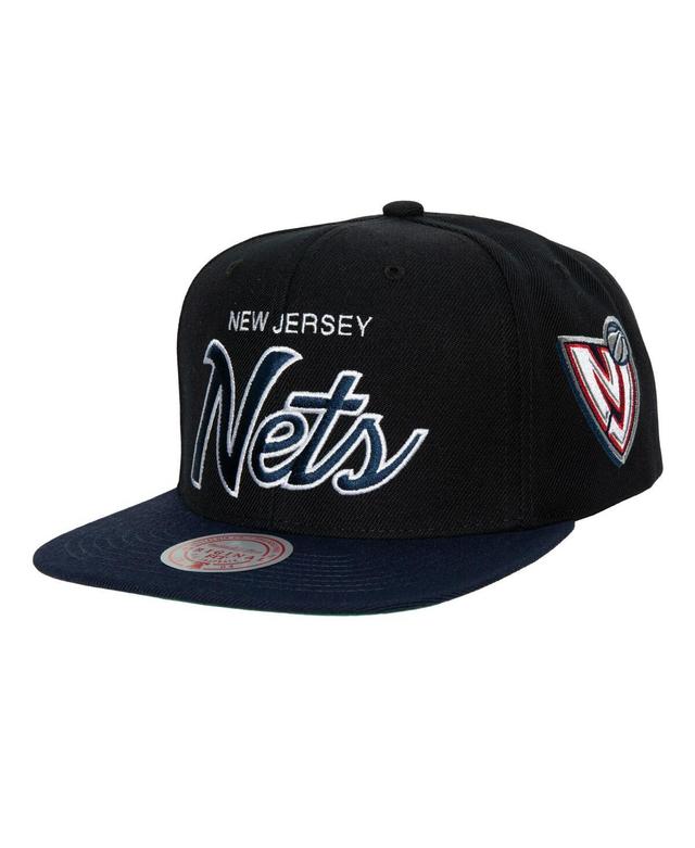 Mens Mitchell & Ness New Jersey Nets Hardwood Classics MVP Team Script 2.0 Snapback Hat Product Image