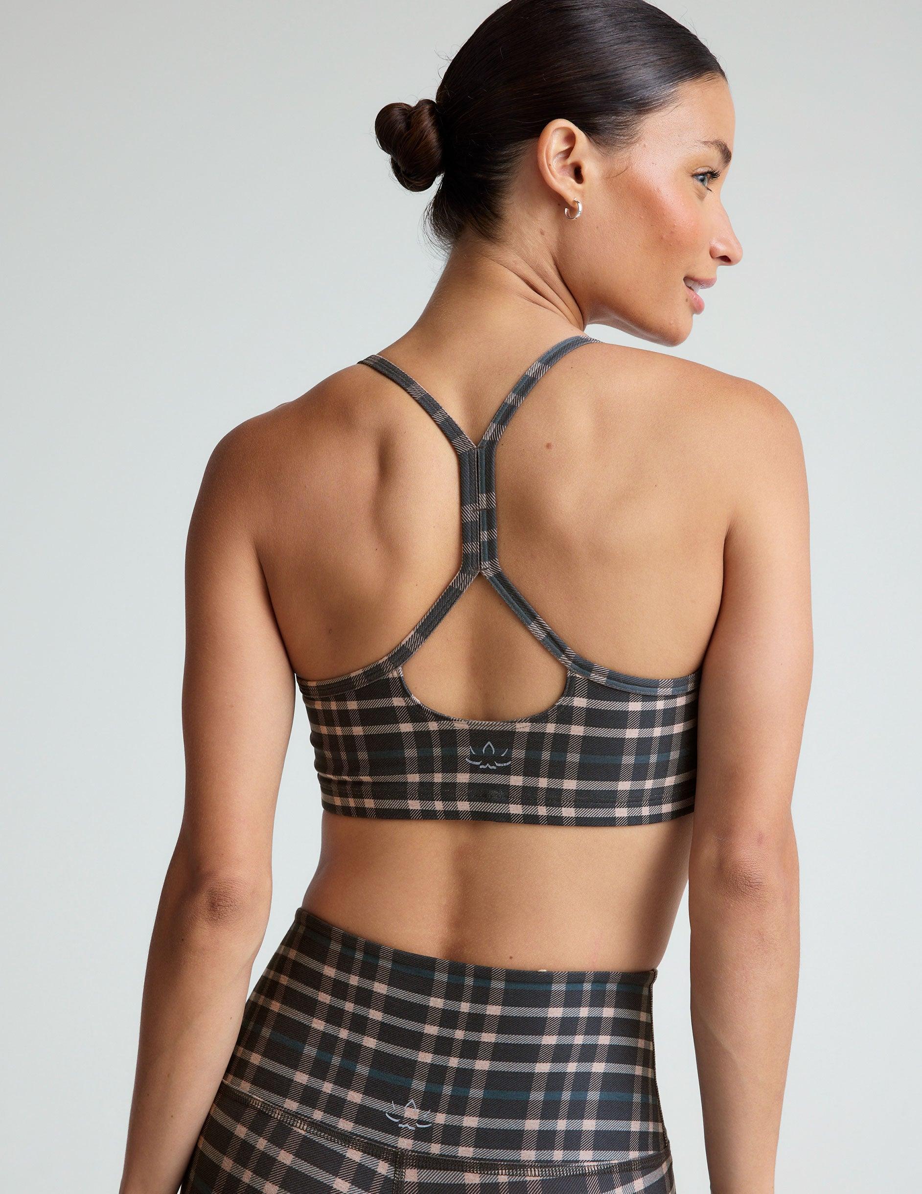 Preppy Plaid SoftMark Slim Racerback Bra Product Image