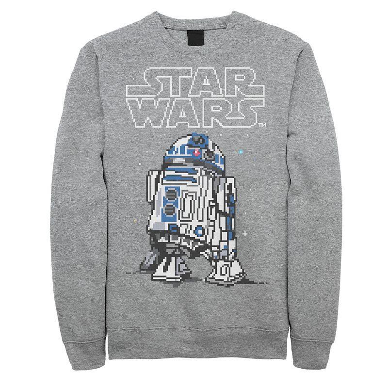 Mens Star Wars R2-D2 Sweatshirt Athletic Grey Product Image