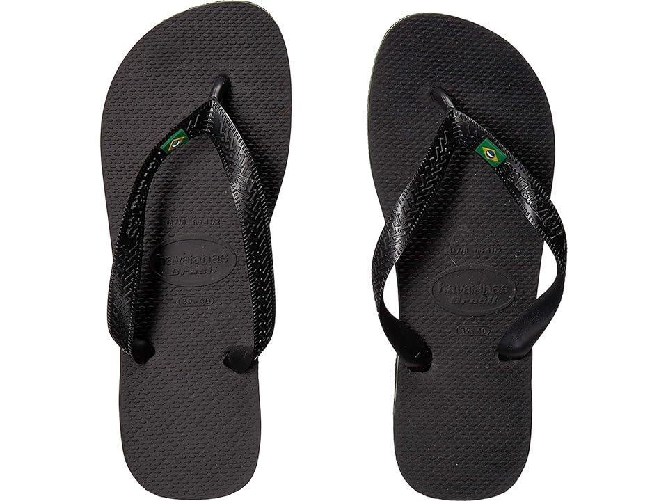 Havaianas Brazil Flip Flops (Black) Women's Sandals Product Image