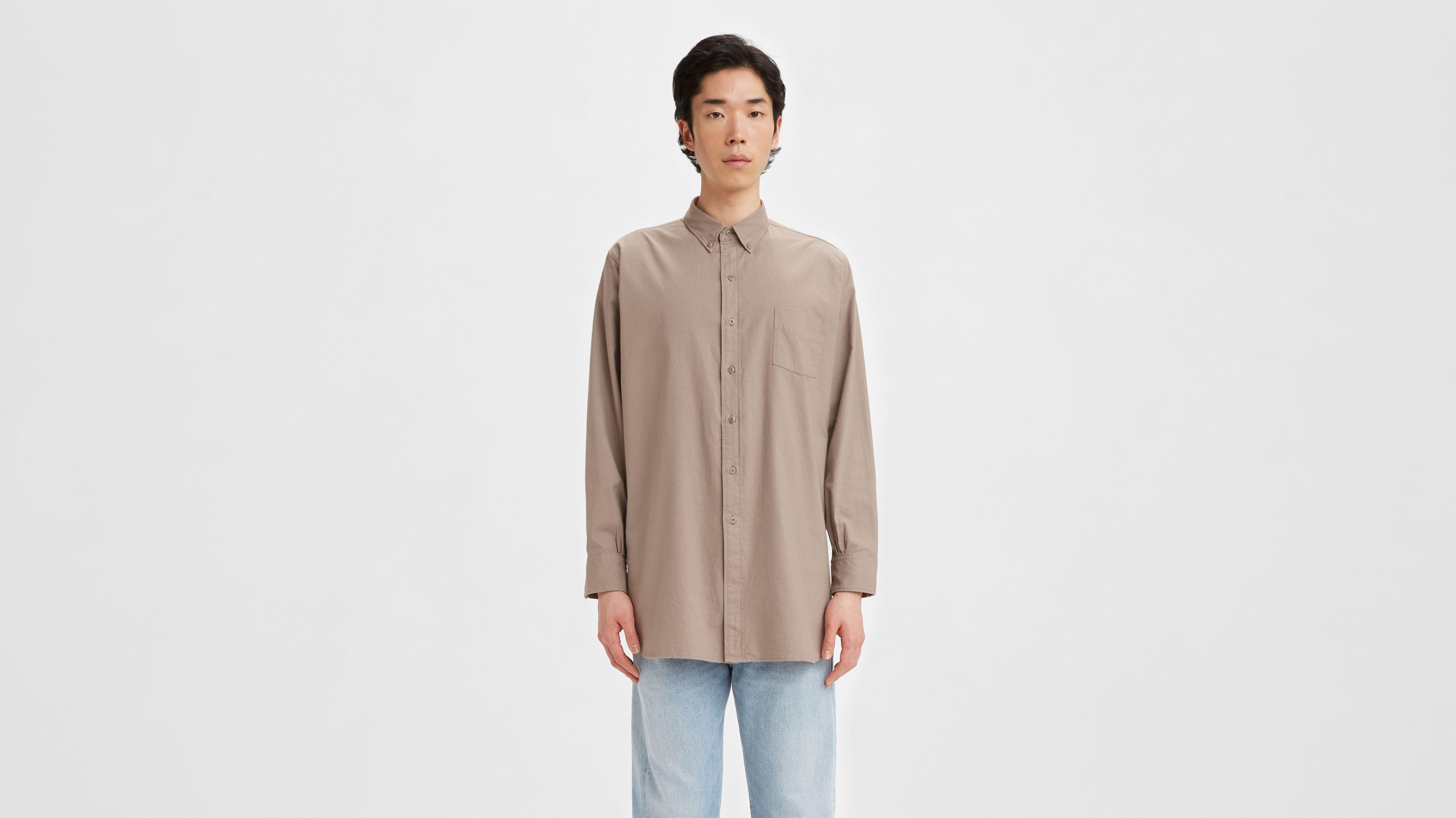 Long Button Up Shirt Product Image