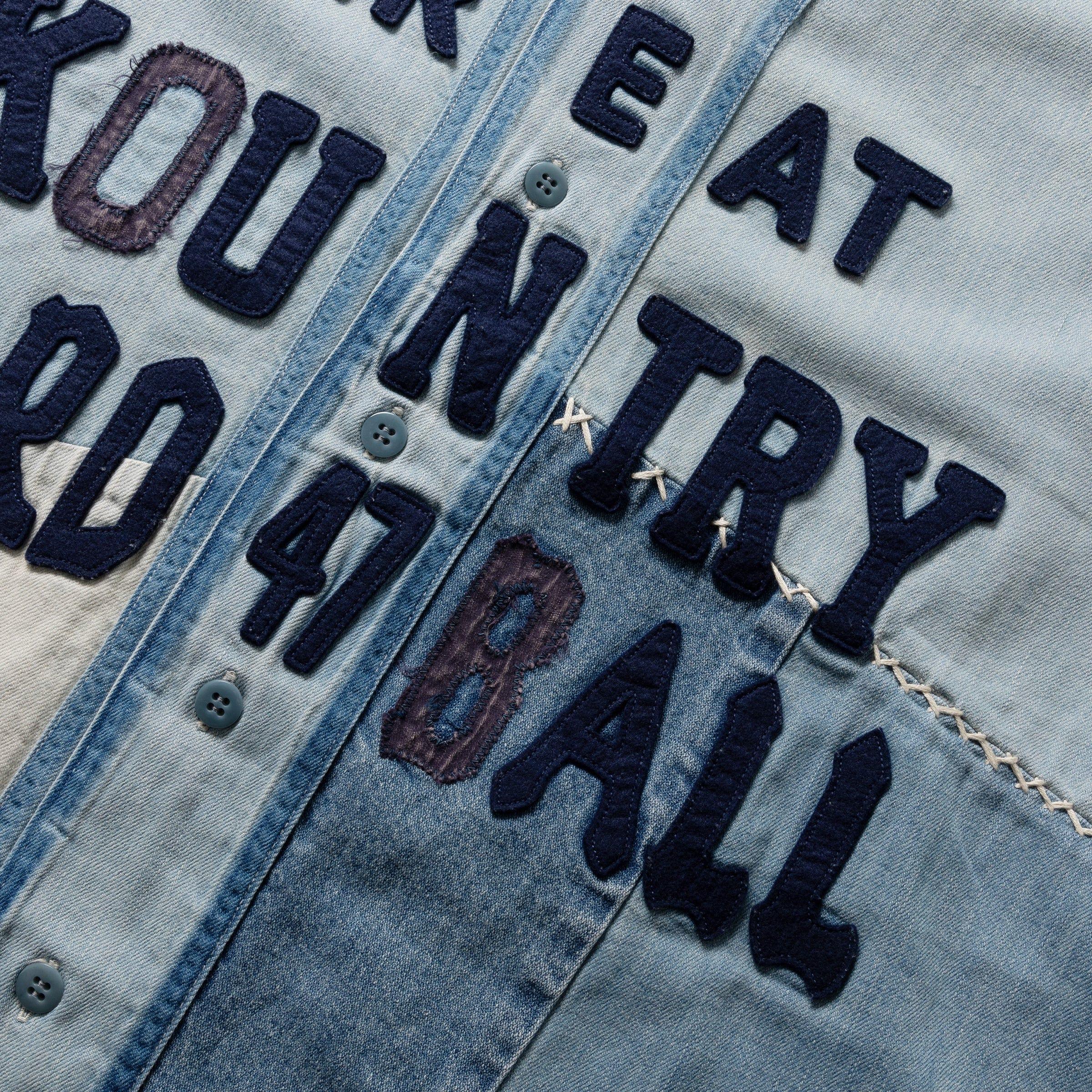 8OZ RECONSTRUCTION DENIM GREAT KOUNTRY BASEBALL SHIRT Product Image