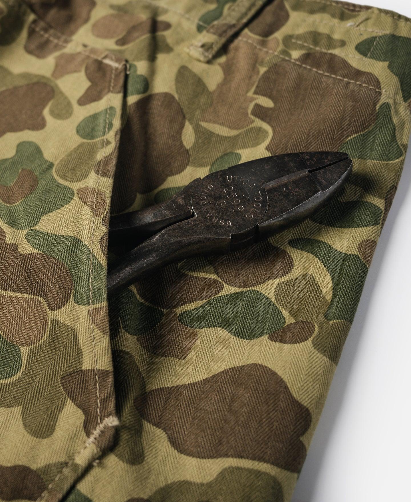 US Army M-1943 Herringbone Cotton Camouflage Pants (Modified) Product Image